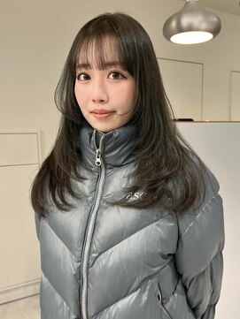 ローレンアオ(LOREN AO) 着物ヘア/大人ガーリー/ダークアッシュ/似合わせカット/矢場町