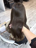 ミニム ヘアー(minim hair)&nbsp;【minim×miku】ブリーチなしオリーブベージュ