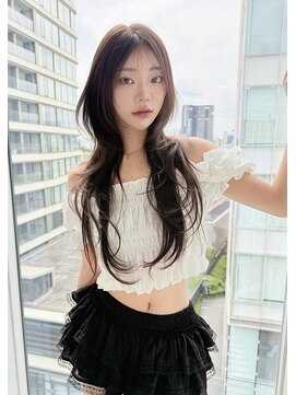 レミエ ダイカンヤマ(lemiie) 艶のあるブラウンカラー×ハイレイヤーカット×ハッシュカット