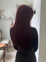 エクファ ヘア シェリル 草津 南草津店(ex-fa hair cherir)&nbsp;ミルクティーブロンド/ダークブルー/デジタルパーマ/南草津