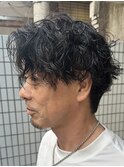 MEN’S/スパイラルパーマ/ニュアンスウルフ/藤沢美容院