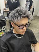 【TAKASHI】ツイストホワイトメッシュ