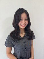 イングローブ 木更津店(ingrove) 韓国風くびれミディ×顔まわりレイヤー