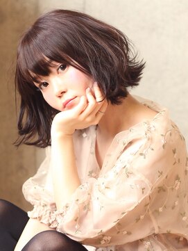 ヘアサロン シロップ(Hair Salon Syrup) 『ヘルシー外ハネボブ』×『プラチナバイオレット』