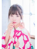 【neolive plus 向ヶ丘遊園】浴衣アレンジ　アップ　ヘアセット