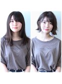 【Elsa元町・三宮】サマーボブ×シースルーバング
