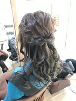 ロカット サロン(Roquat Salon)&nbsp;お呼ばれハーフアップアレンジ【ヘアセット　立川/国分寺/立川】