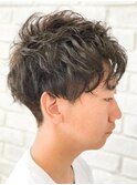 癖毛をいかした束感ショート★