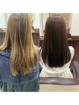 リライト ［relight尼崎］栗色アッシュで秋冬ヘアに