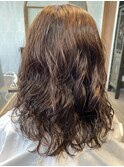 お手入れらくちん♪レディース縦巻きパーマ