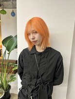クペウ(cope'u)&nbsp;ブロンドに戻るオレンジカラー