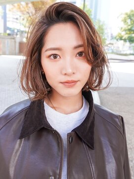 ノラ ウメダ(NORA UMEDA) 【NORA UMEDA 高木】海外風ハイライトカラー&フレンチボブ