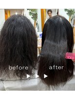 プシュケ(PSYCHE)&nbsp;ダークグレージュ大人ミディ×ウルツヤ髪質改善Xトリートメント