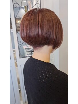 ヘア ケア ディエイチケー(HAIR CARE DHK) 前下がり刈り上げボブ