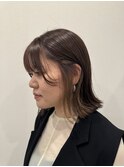インナーカラー×外ハネボブ