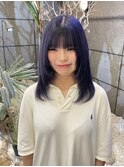 【吉田 佑衣】夏休みはハイトーン♪ラベンダーカラー