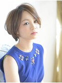 爽やか奥行きショートボブ