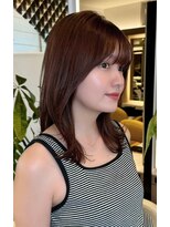 大人気王道ミディアムレイヤーボブ