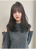【LICCA 伊崎優李】韓国ヘア/レイヤーカット/前髪/チョコレート