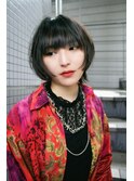 ハッシュカット　マッシュウルフ20代30代　丸みくびれ