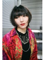 ユートラクト 守口竜田通り店(U-tract)&nbsp;ハッシュカット　マッシュウルフ20代30代　丸みくびれ