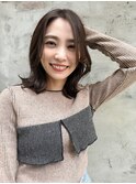 ● THOiRY女性らしい柔らかヘア似合わせ小顔ゆる巻きロング