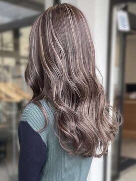 アース 湘南台店(HAIR&MAKE EARTH) ハイライトカラーミルクティーベージュケアブリーチダブルカラー