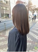 ナチュラルストレート柔らかセミロングくせ毛多毛お悩みの方