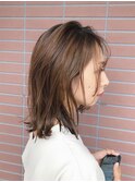オイルだけでOK 無造作ミディアム