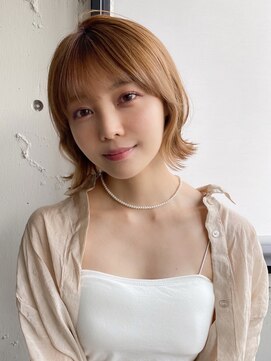 エトラ 渋谷店(etora) 前髪 外ハネボブ ワイドバング イメチェン 美髪"