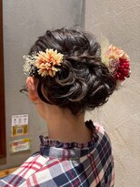 ポルム パプリカ(polum paprika)&nbsp;立体感うなじスッキリアップヘア！結婚式二次会花嫁ドレス着物