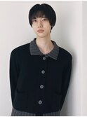=メンズボブ/スパイキーショート/スペインカール／韓国マッシュ