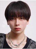 【縮毛矯正】ナチュラル ラウンドマッシュ シースルー