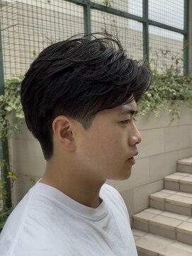 スタイル 成城学園前(STYLE) メンズ センターパート 曲がる縮毛矯正