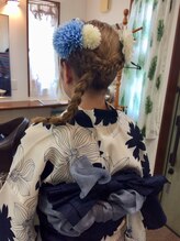 サロンドマナ 浴衣ヘアセット