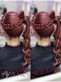 ◇ 髪リボンサイドポニー ◇