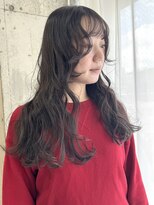 ムード(mood)&nbsp;アッシュカラー/グレージュ/透明感カラー/小顔レイヤー/イルミナ