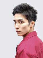 ハレ ヘアサロン(Hale hair salon)&nbsp;Haleブルーブラックニュアンスパーマスパイキーショートバーバー