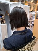 髪質改善縮毛矯正ボブ