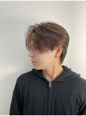 センターパート　ニュアンスパーマ　ダウンパーマ