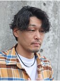 波巻きパーマ/波巻きスパイラルパーマ/岡崎メンズパーマ