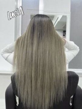 ルシア 京都河原町 烏丸(LuciA) 【レミー100%/54cm】シールエクステ100枚×カット