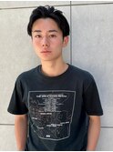 爽やか王道かき上げオールバック風メンズカット