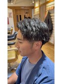 メンズカット×ツイストパーマ