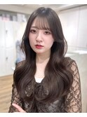 韓国風レイヤーカット/ロング/ヨシンモリヘア/髪質改善
