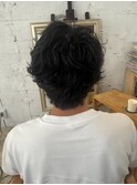 天然ウェーブ×ラフマッシュウルフ