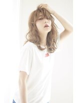 ヘアサロン ドットプラス 町田店(dot. plus)&nbsp;セミロング×アンニュイカール×アッシュ【dot.plus 町田】