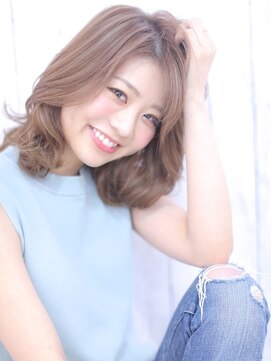 リベラ(LIBERA) 【Libera表参道】☆グレージュ×セミディ☆