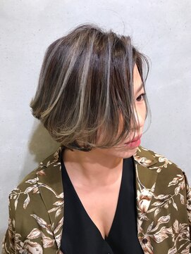 カットインシャイ 心斎橋店(Cut-in Shy) 透明感バレイヤージュショート