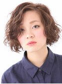 【ZENKO吉祥寺】ウェービーボブ×マロンベージュ・20代・30代